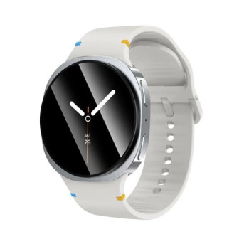 Hoco Y43 Smartwatch 43mm με Ελληνικό Μενού Ασπρο  Αδιαβροχο 