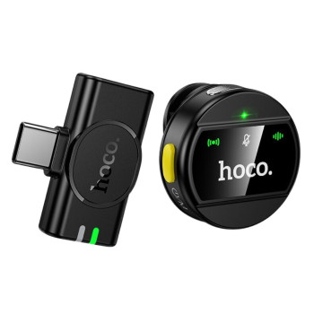 Hoco L21 Ασύρματο Μικρόφωνο USB-C Μαύρο