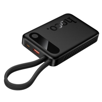 Hoco J171 Edge Power Bank 10.000mAh με USB-C & Lightning 22.5W Fast Charging Μαύρο