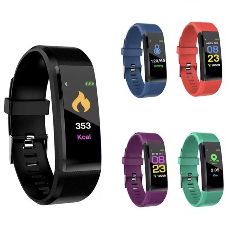 Αδιάβροχο Smart Bracelet 115 Plus Bluetooth – Με Ένδειξη Καρδιακού Ρυθμού 