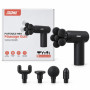 Κρουστικό Μασάζ MDHL Fascial Gun MD-9901, 25W + 5 Κεφαλές Μασάζ